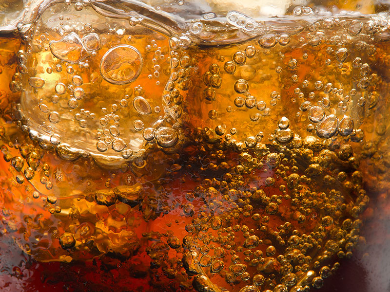 Iced cold cola
